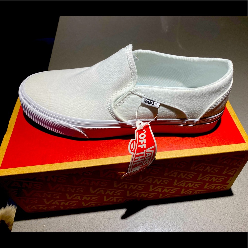 White Vans- Size 9